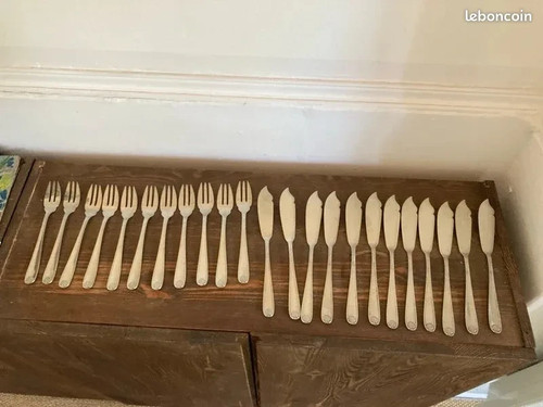 Lot couverts poisson - de,