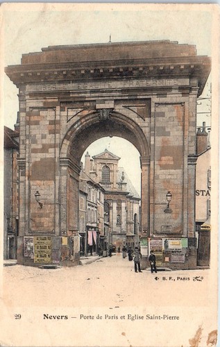 Nevers carte postale - nevers,