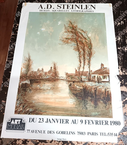 Affiche exposition peintre - affiche, ad