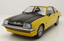 MODELCAR, OPEL Manta B GT/E 1975 jaune et noir, échelle 1/18, MOD18236
