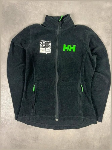 Polaire zip noir helly - zip-up,