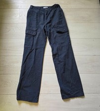 Pantalon jean cargo gris femme - marque Zara - taille 38