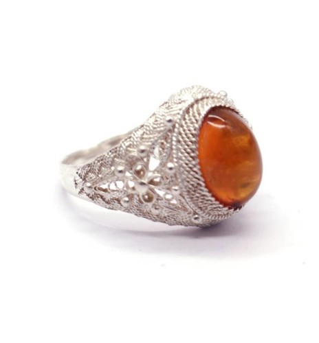 Bague ancienne filigrane - bague, en