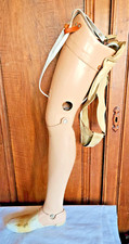 CABINET DE CURIOSITE ANCIENNE PROTHESE ARTICULÉE JAMBE DURAL HANGER C.5990 1.71