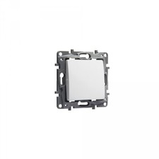 Legrand 664705 - Bouton Poussoir Simple NILOE BLANC