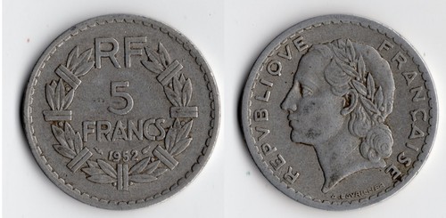 Tres rare monnaie francs - rare,