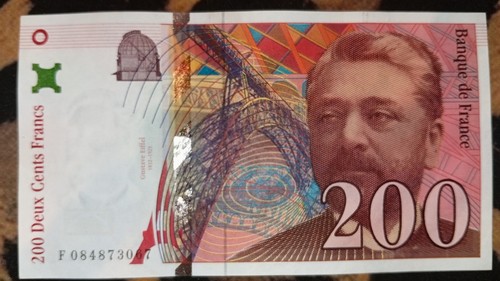 Billet 200 francs gustave - francs,