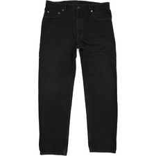 Levi's 615  Homme Noir Straight Regular  Jeans W37 L30 (69764)