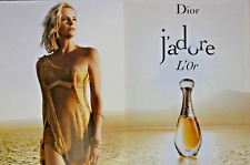PUBLICITÉ DE PRESSE 2017 PARFUM DIOR J'ADORE L'OR- Charlize THERON