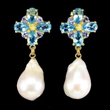 925 Argent Sterling Boucles