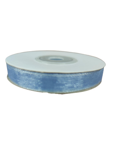 Ruban organza bleu clair 10mm - clair,