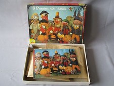 AF540 WILLEB JEU ANCIEN ENFANT BOITE DE 6 PUZZLES BUBBLIES DE 40 PIECES Ref 1959