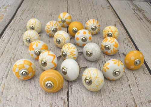 Boutons céramique style - boutons, de