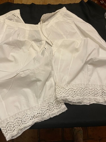 Ancienne culotte brodée - ancienne,
