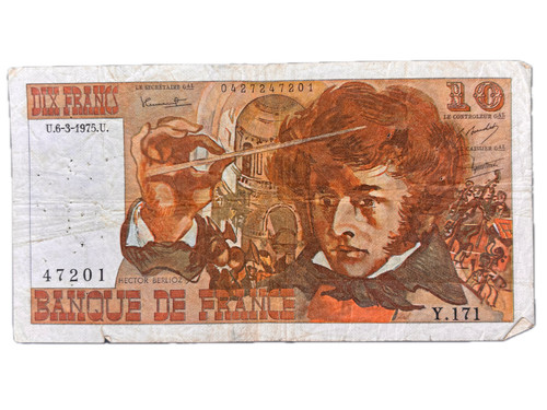 18671 billet francs 1975 - francs,