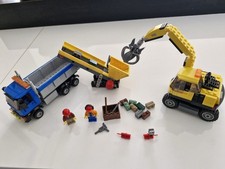 L Excavatrice Et Le Camion Lego City 60075