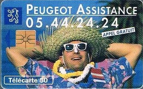 Telecarte peugeot assistance - telecarte,