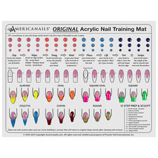 Acrylic Nail Training Mat -