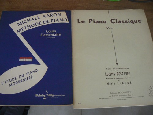 Lot livres de partitions - de,