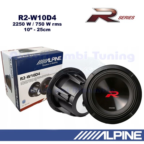 Subwoofer alpine w10d4 - alpine, 10"