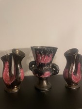 3 vases Vallauris  1950 vintage
