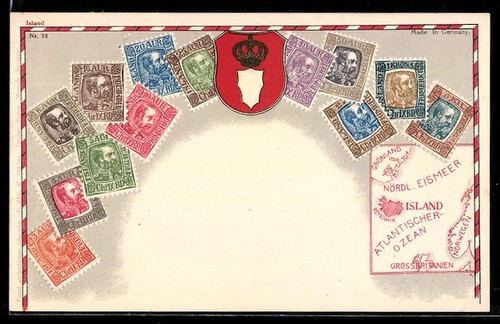 Islande timbres - islande,,