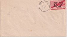 LETTRE POSTE AERONAVALE MILITAIRE ALGER TYPE 1 OBLITERATION DU 31/05/1945