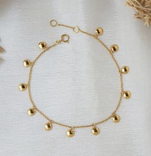 Bracelet à breloques rondes