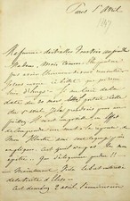 ✒ L.A.S Adolphe JUNOD marquis duc d'ABRANTES militair à Virginie de SANTA COLOMA