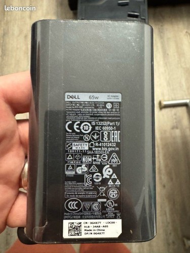 Chargeur dell 65w original - 65w, –