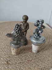Lot Ancien Bouchons De Bouteille Deco Vintage