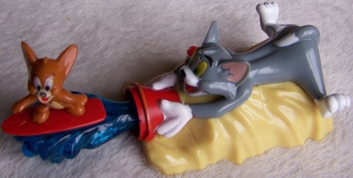 Figurine tom fait surfer jerry - figurine,