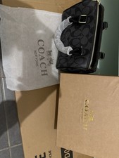 Sac a Main Coach Gris Avec