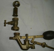 Ancien mécanisme remplissage chasse d'eau CHAVONNET + robinet + raccord à visser