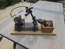 Appareil Ancien A Tailler Pierre Precieuses Diamant Gemme Tour Lapidaire