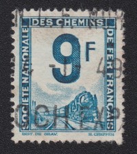 timbre France 1944-47 SNCF