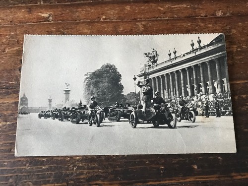 Carte postale ancienne moto - carte,
