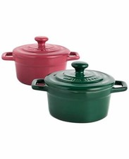 Martha Stewart 2 Mini Cocottes