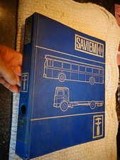 Ancien Classeur de Fiches Technique des Camions Autocars Autobus SAVIEM 