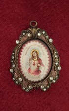 Medaillon religieux en bronze