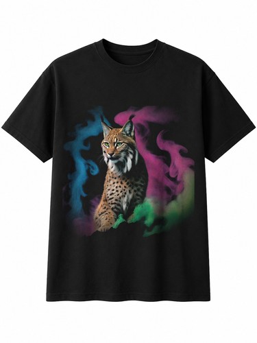Ink art lynx - lynx, cat