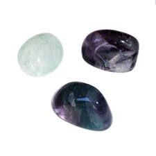 Pierre roulée Fluorite multicolore