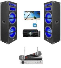 (2) Technical Pro Dual 15"