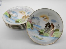 02 )  SERVICE DE 6 BOLS / COUPELLES EN PORCELAINE DU JAPON KUTANI CHINA