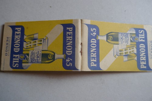 Petit carnet ancien - carnet, pernod