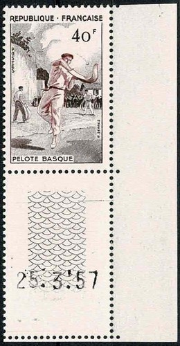 France 1956 pelote basque yt - 1956,