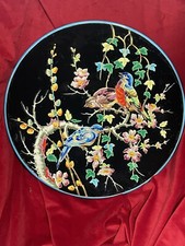 Grand plat en Emaux de Longwy Paul MIGNON série limitée  d:37cm