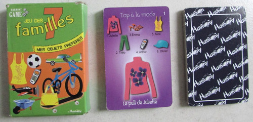 Jeu des familles - jeu, objets