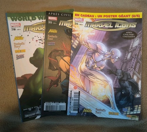 Lot marvel icons - lot,