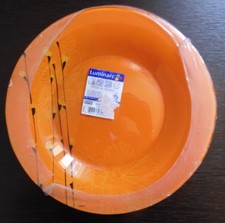 Lot 6 assiettes à dessert oranges Luminarc